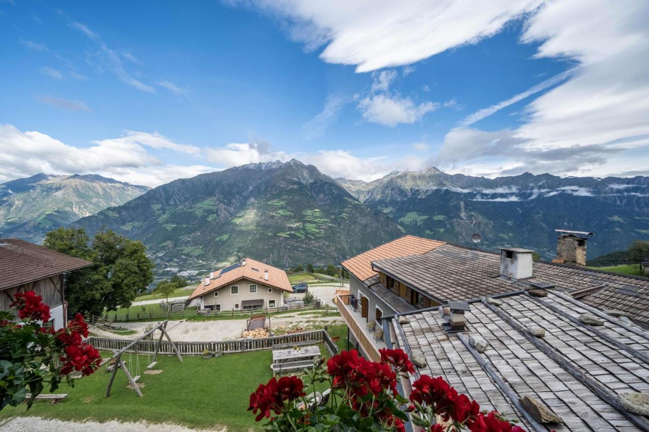 Thaler-Hof Ferienhaus Fichtnhittl Villa Lagundo Esterno foto